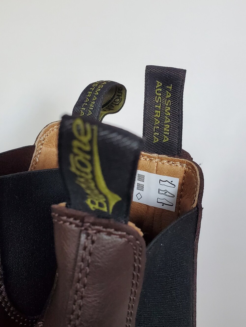 Blundstone Women’s 8.5 Mens 6.5 Unisex Chelsea Boots Brown Leather AU 5.5 - Picture 5 of 8